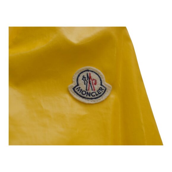 MONCLER Palma yellow Giubbotto light raincoat jacket with hood size 4 - Picture 5 of 11